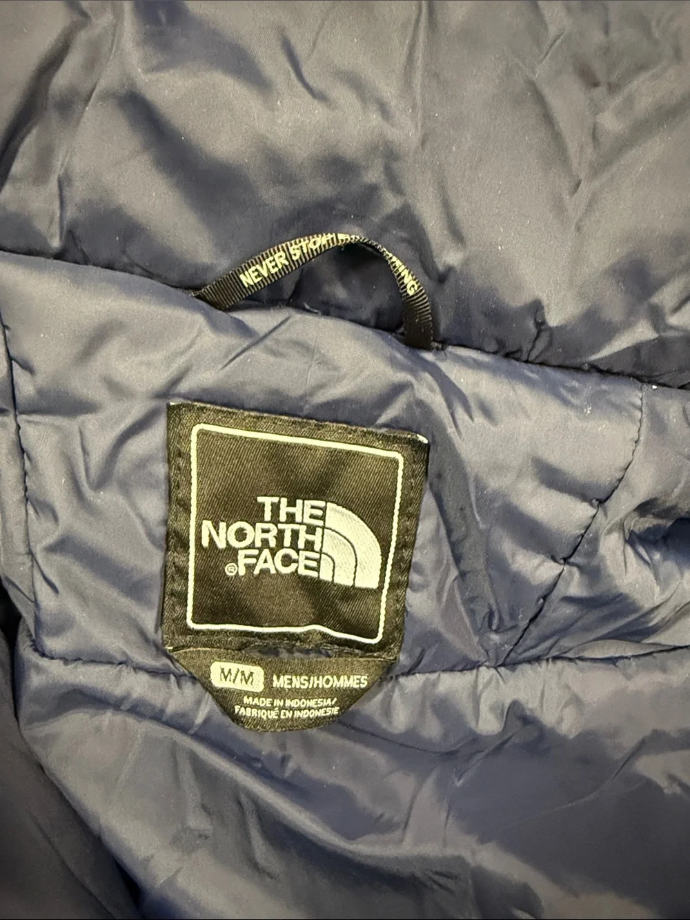 The North Face Men's Navy and Gray Softshell Jacket
